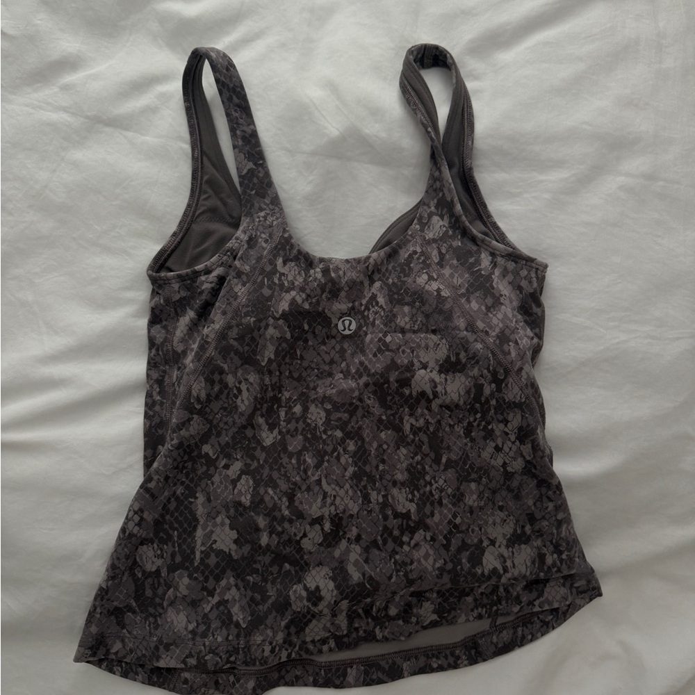 Lululemon Align Long Length Snake Patterned Tank … - image 1